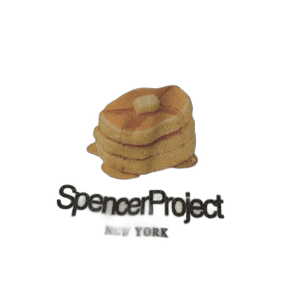 Spencer Project New York Pancake Print White Hooded Jumper Mens Size S NEW