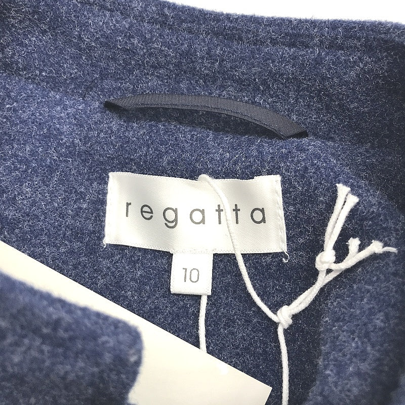 Regatta Blue Winter Warm Tri Button Longline Jacket Ladies Size 10 NEW