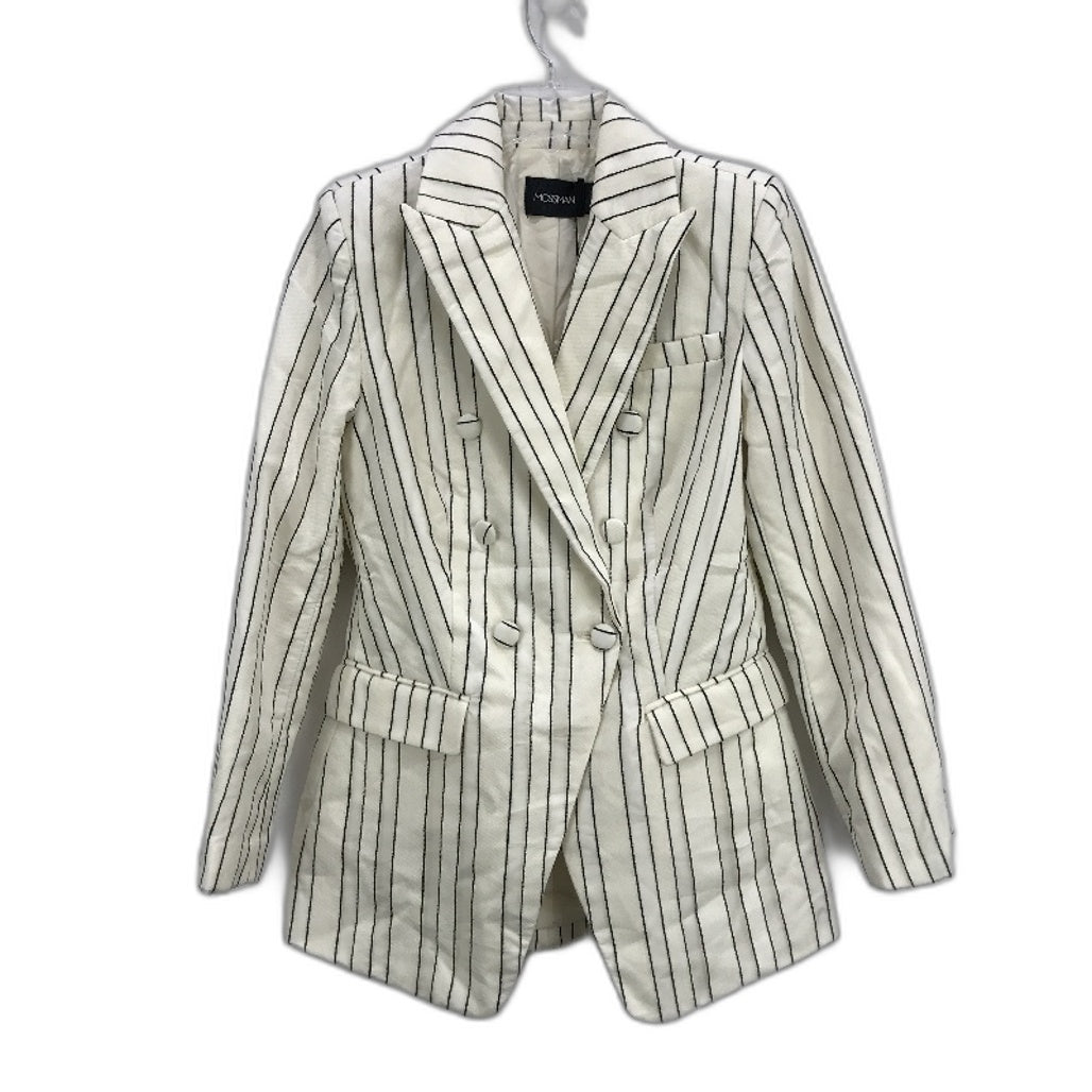 Mossman Cream Stripe The Master & Commander Blazer Jacket Ladies Size 8 NEW
