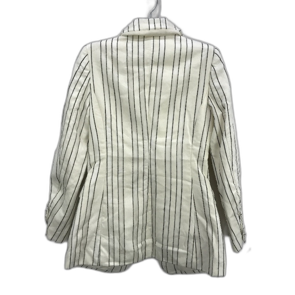 Mossman Cream Stripe The Master & Commander Blazer Jacket Ladies Size 8 NEW
