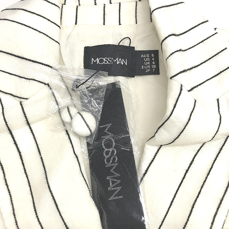 Mossman Cream Stripe The Master & Commander Blazer Jacket Ladies Size 8 NEW