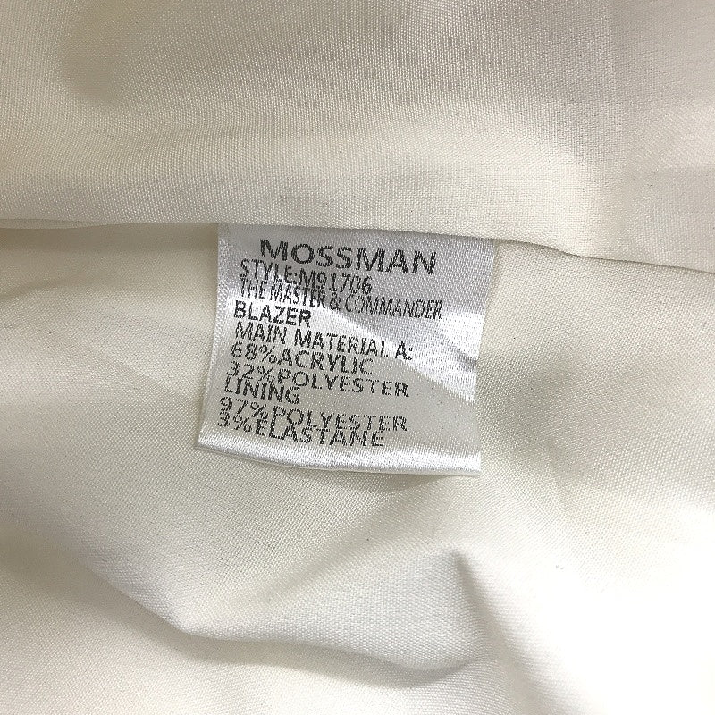Mossman Cream Stripe The Master & Commander Blazer Jacket Ladies Size 8 NEW