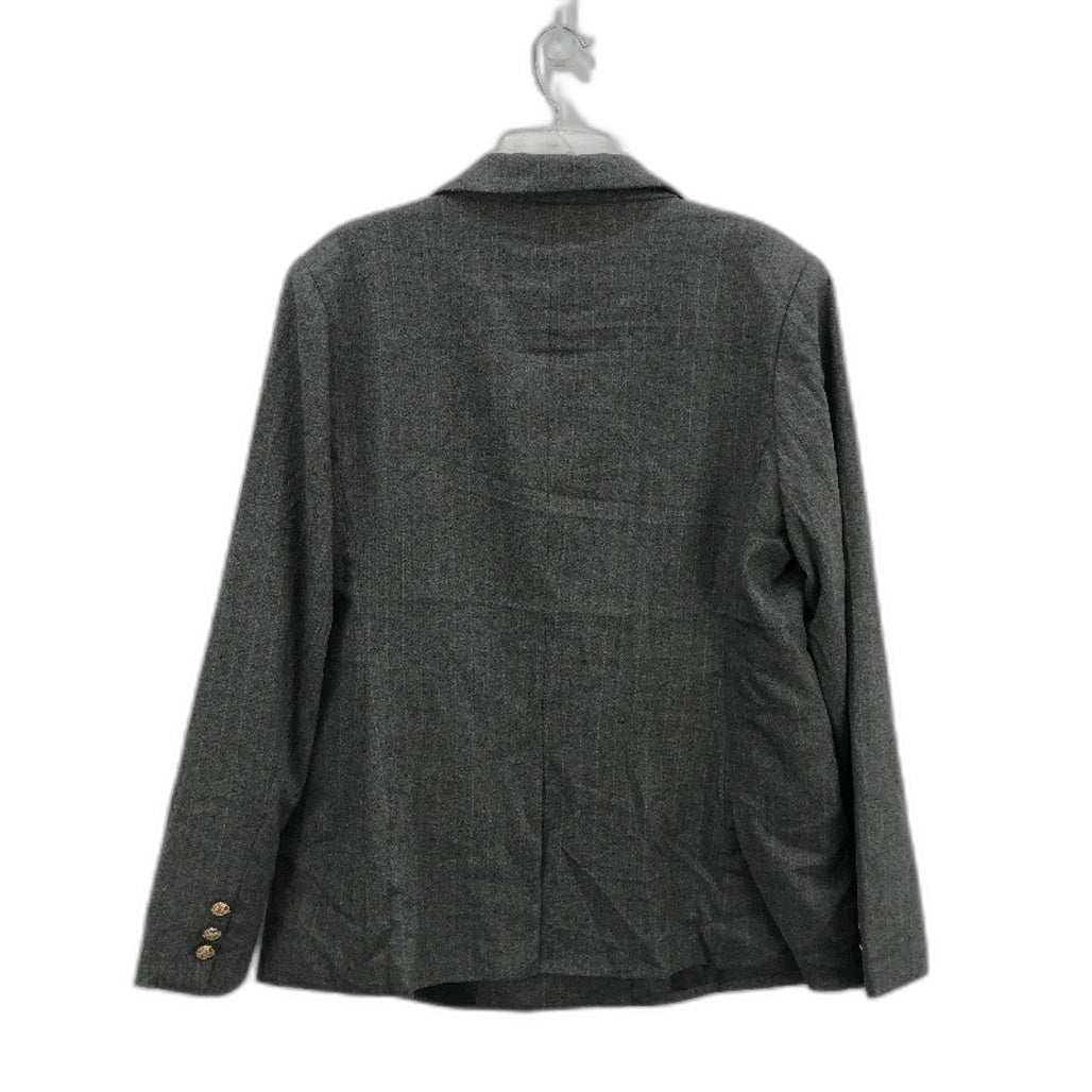 Forcast Charcoal Grey Berlin Double Breasted Blazer Jacket Ladies Size 16 NEW