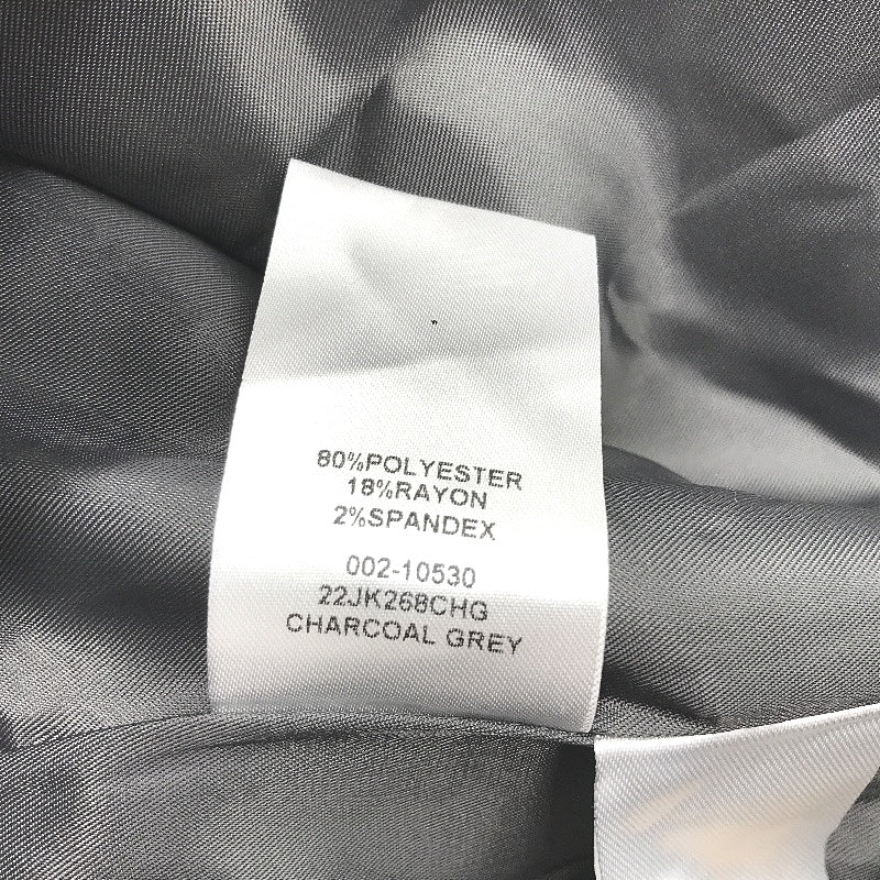 Forcast Charcoal Grey Berlin Double Breasted Blazer Jacket Ladies Size 16 NEW