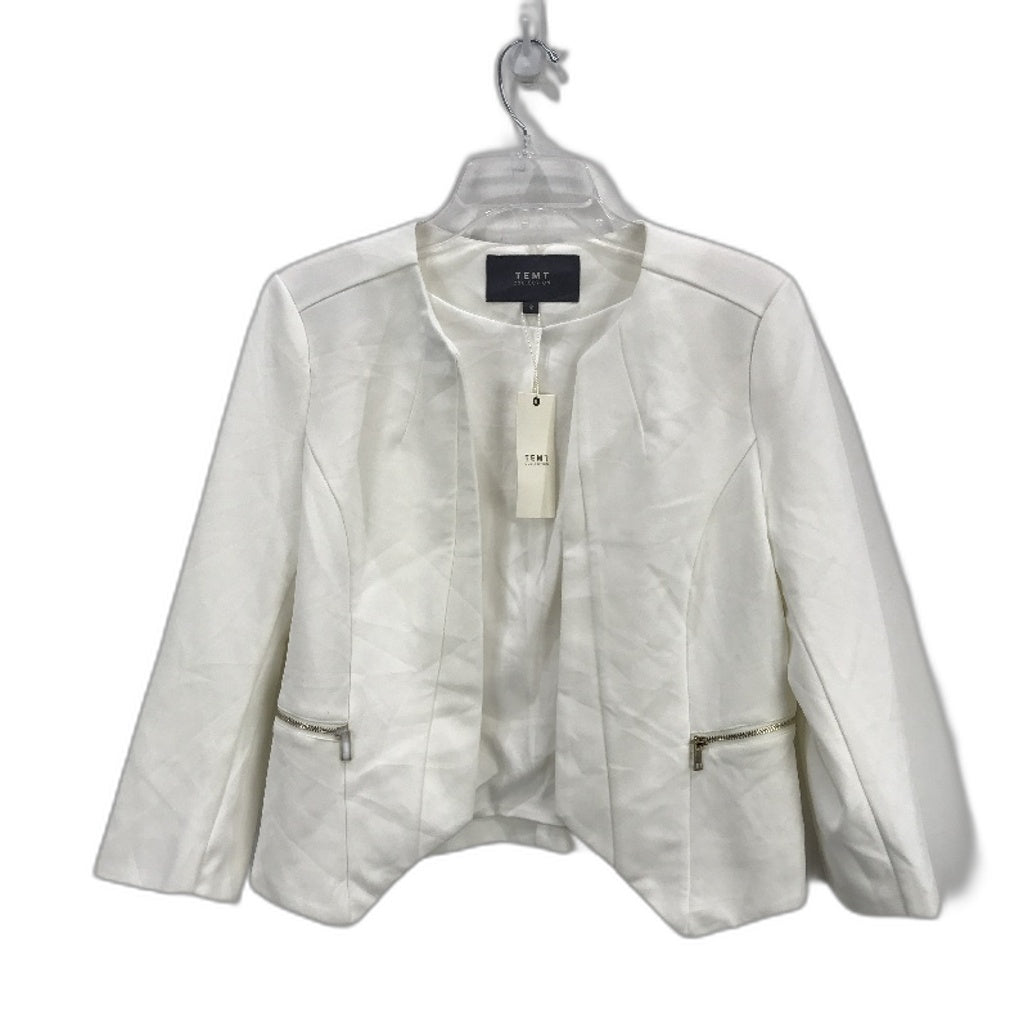 Temt Cream Soft Lined Casual Outer Short Jacket Ladies Size 12 NEW