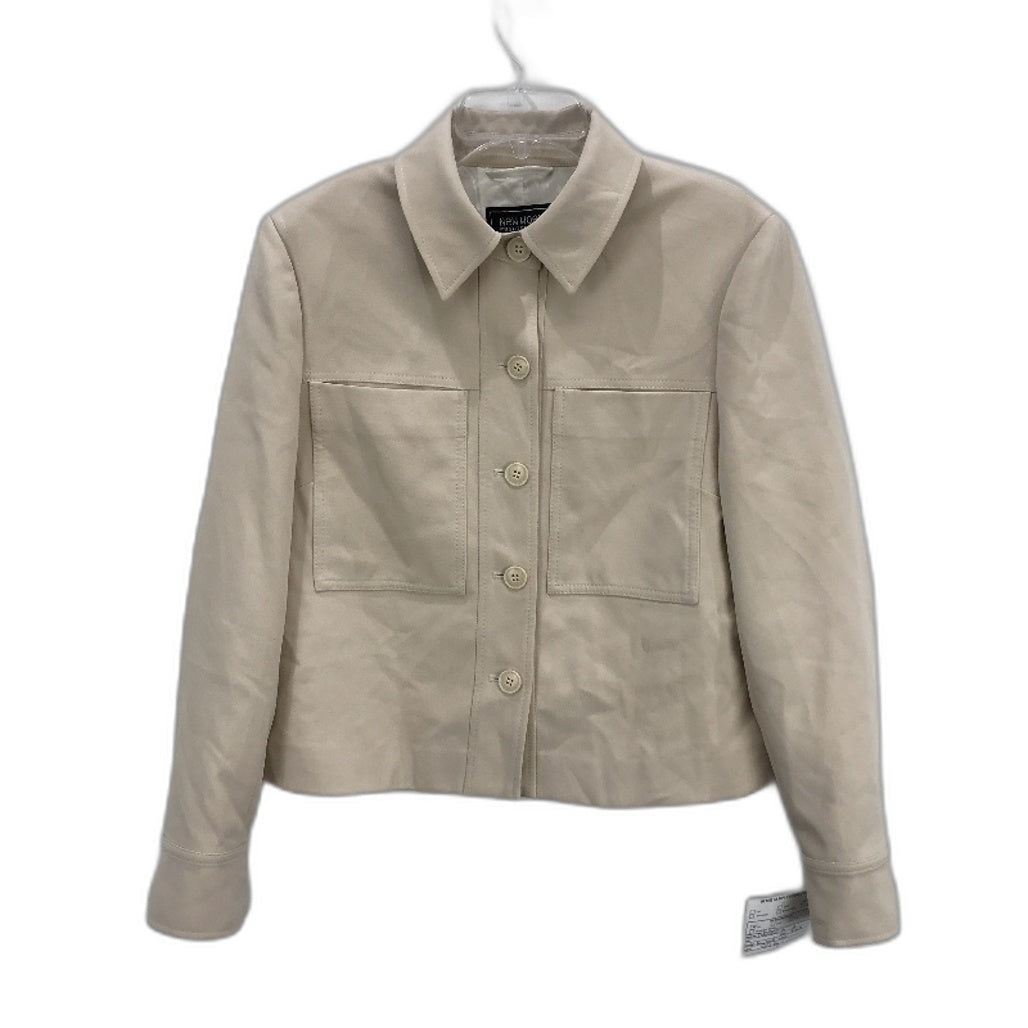 New World Myer Tokito Sample Beige Button Up Short Jacket Ladies Size 10 NEW