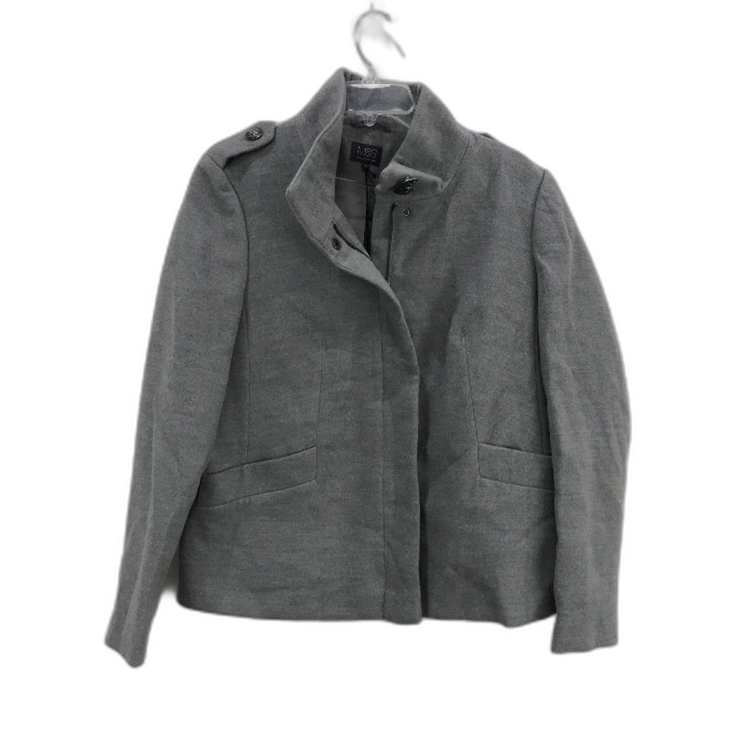 M & S Collection Silver Grey Soft Touch Machine Wash Jacket Ladies Size 14 NEW