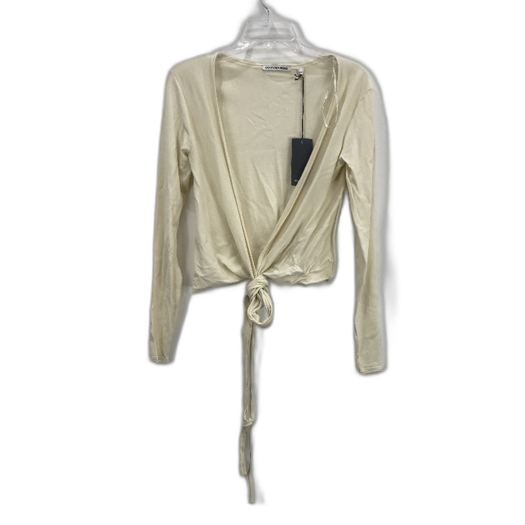 Country Road Porcelain Cream Knit Ballet Wrap Cardigan Ladies Size XXS NEW