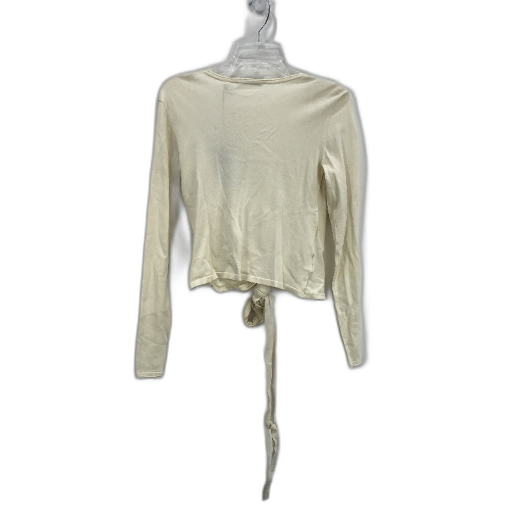 Country Road Porcelain Cream Knit Ballet Wrap Cardigan Ladies Size XXS NEW