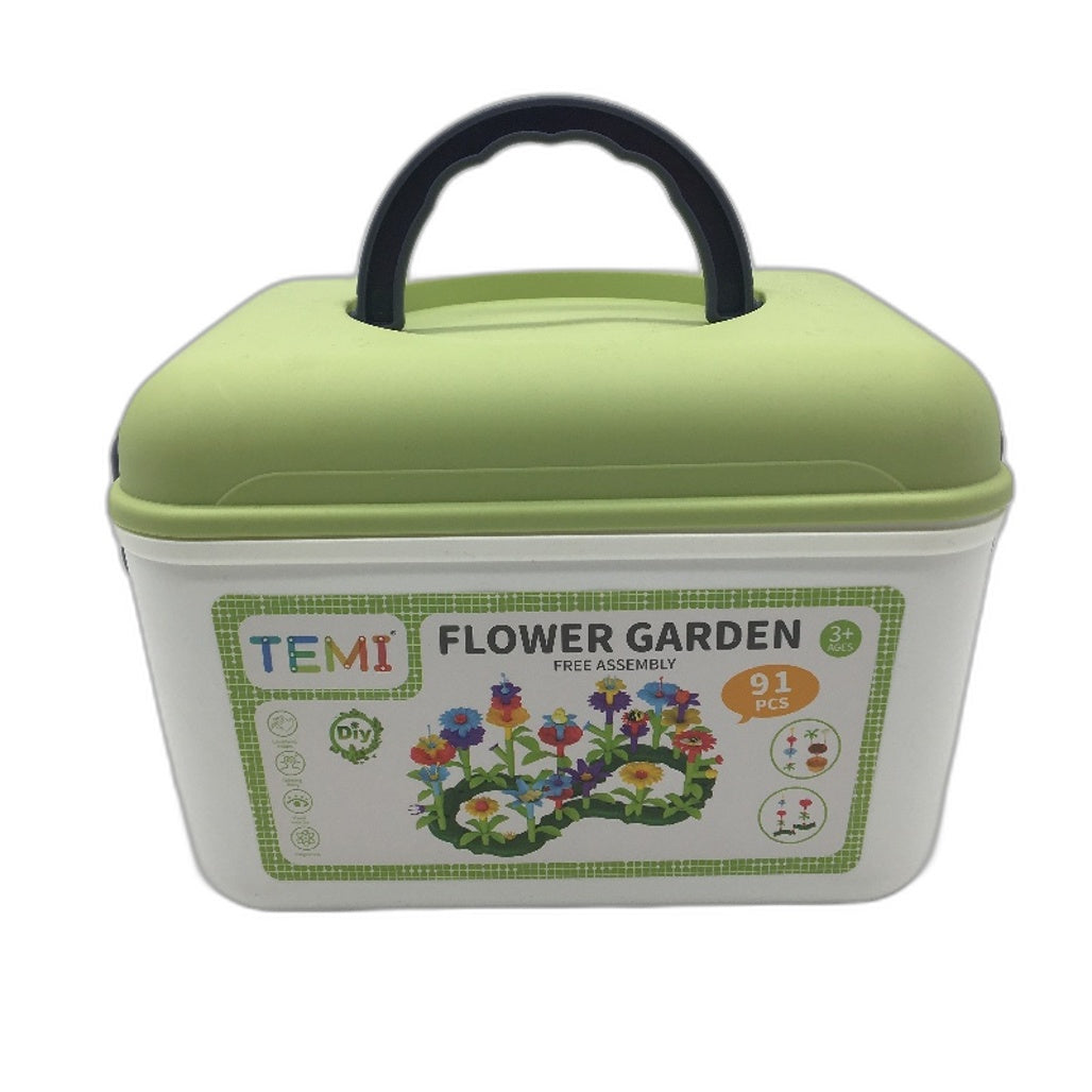 Temi 91 PCS Flower Garden Building STEM Educational Activity Preschool Toy NEW