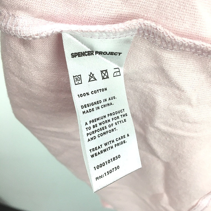 Spencer Project 100% Cotton Pink Cherries Printed Tee Unisex Size XL NEW