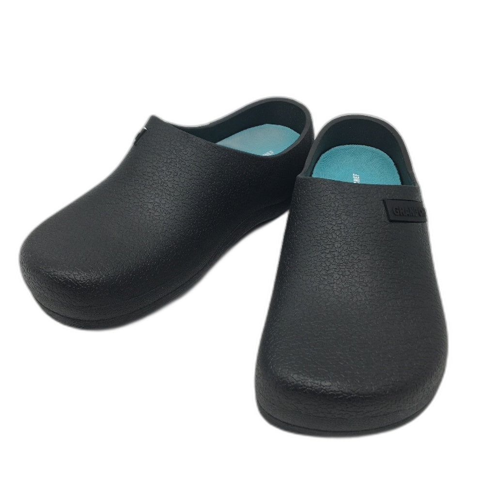 Grand Chef 'Laurent' Slip Resistant Black Clogs Work Shoes Unisex Size EU 46 NEW