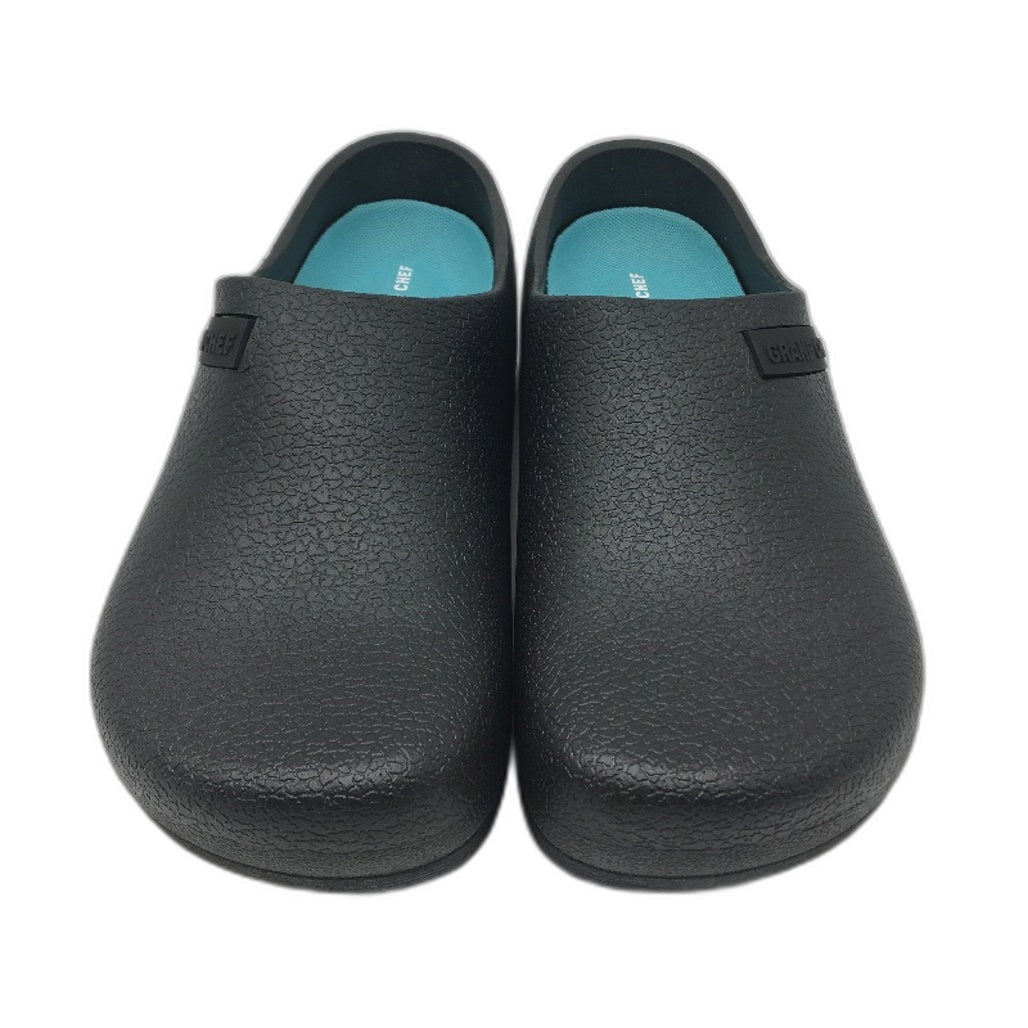 Grand Chef 'Laurent' Slip Resistant Black Clogs Work Shoes Unisex Size EU 46 NEW