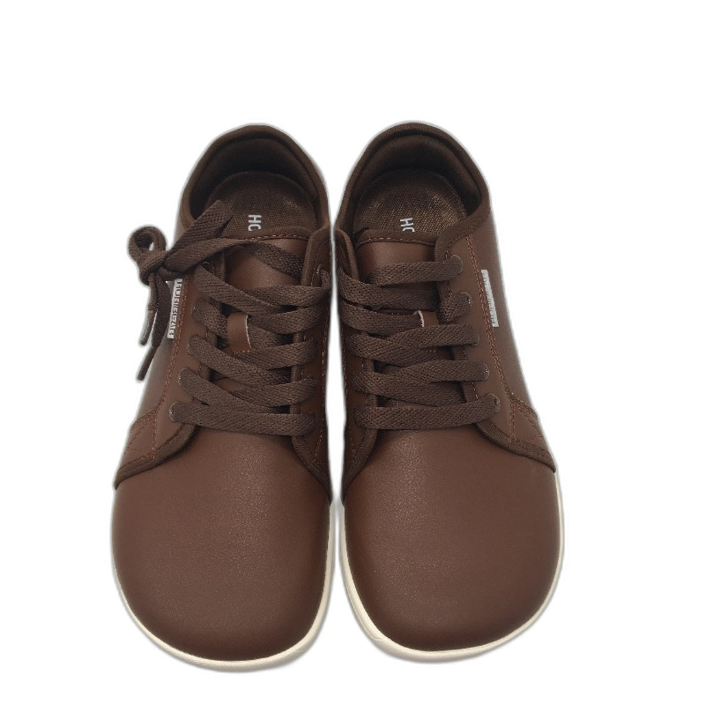 Hobibear Wide Width Minimalist Barefoot Brown Zero Drop Shoes Unisex EU 37 NEW