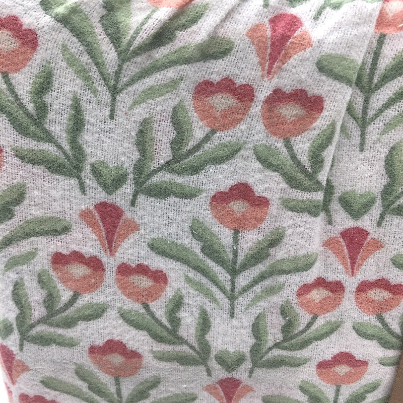 Kids by Kirkton House Floral Flannelette Fitted Sheet Set KING SINGLE Bed NEW