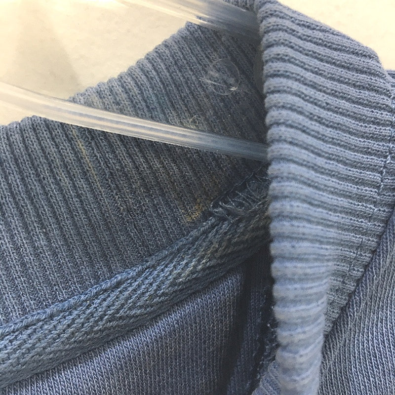 Subtitled Originals Blue Cotton Blend Soft Classic Crew Neck Jumper Size M NEW