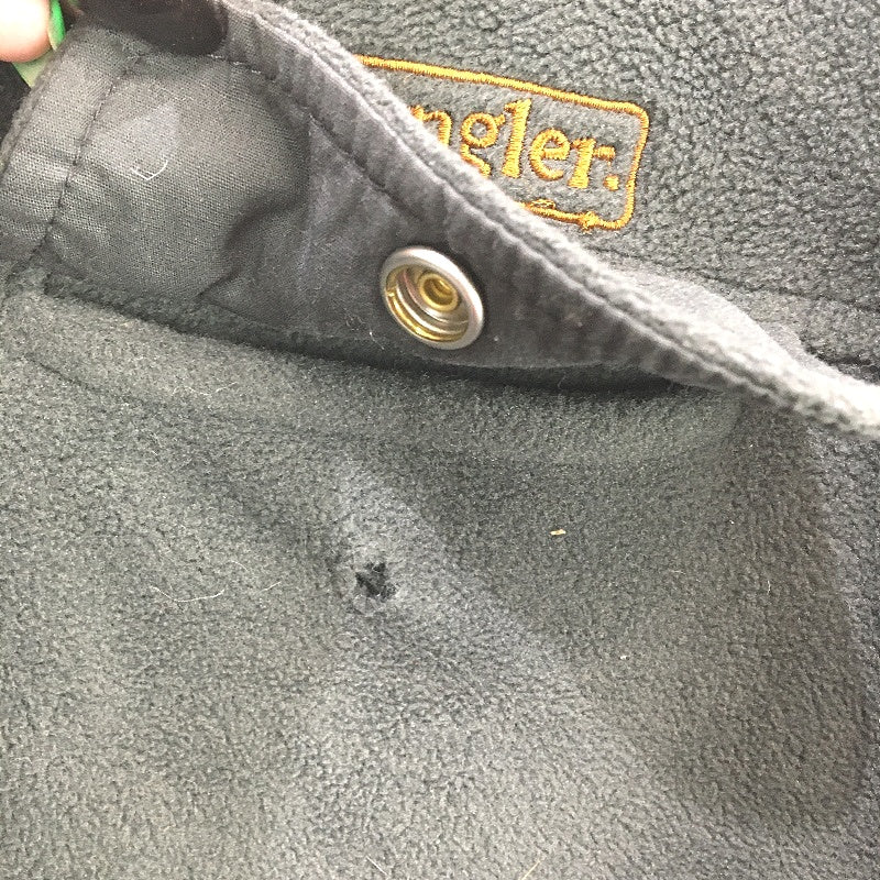 Wrangler Slate Grey Polar Fleece Soft Quarter Button Up Sweater Jumper Size XL