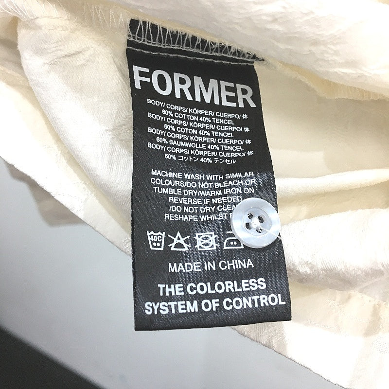 Former C.Anderson Tension Cotton Tencil Blend Short Sleeve Shirt Mens Size M NEW