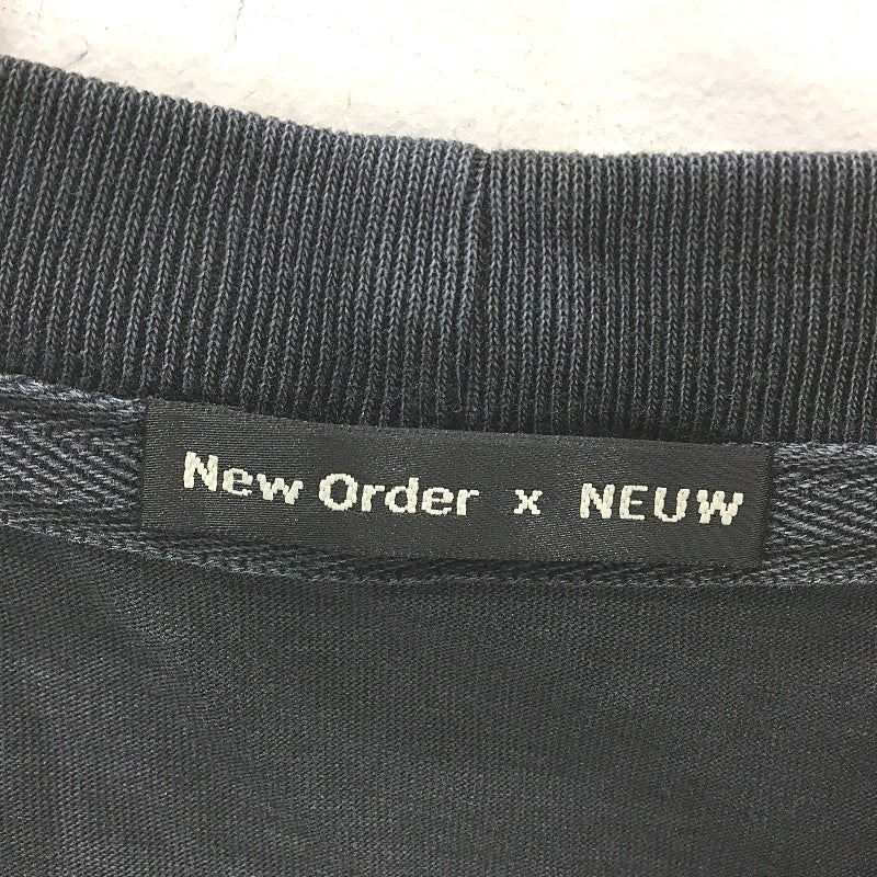 NEUW New Order Samo Vinyl Organic Cotton Faded Black T-Shirt Mens Size M NEW