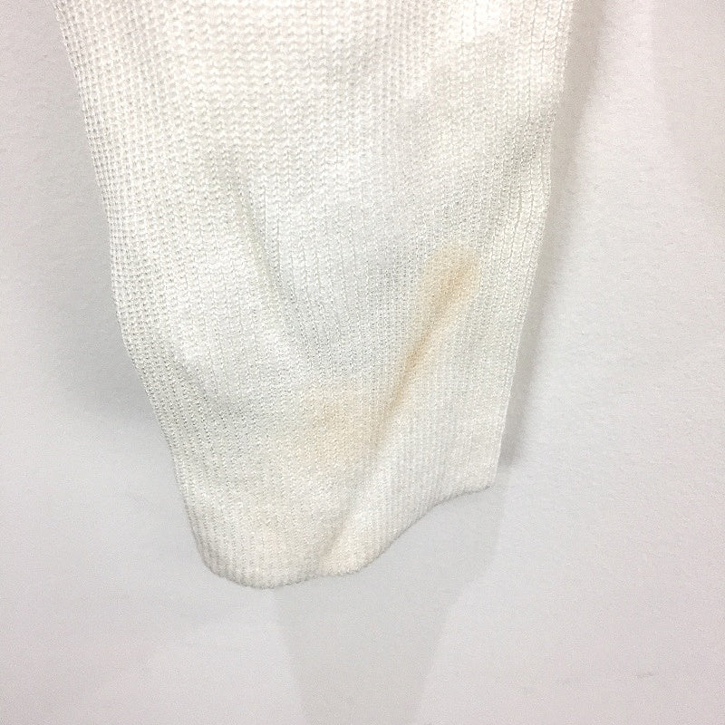 SNDYS White Viscose Knit Open Style Button Front Etta Lightweight Top ize XS NEW