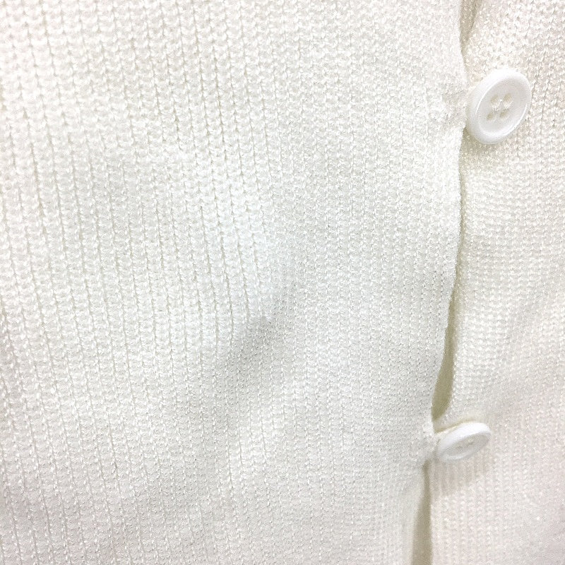 SNDYS White Viscose Knit Open Style Button Front Etta Lightweight Top ize XS NEW