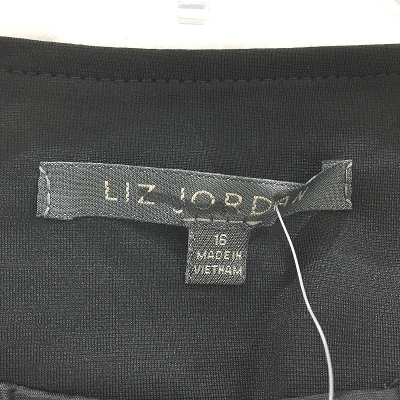 Liz Jordan Black Pocket Detail Ponte Eye & Hook Jacket Ladies Size 16 NEW