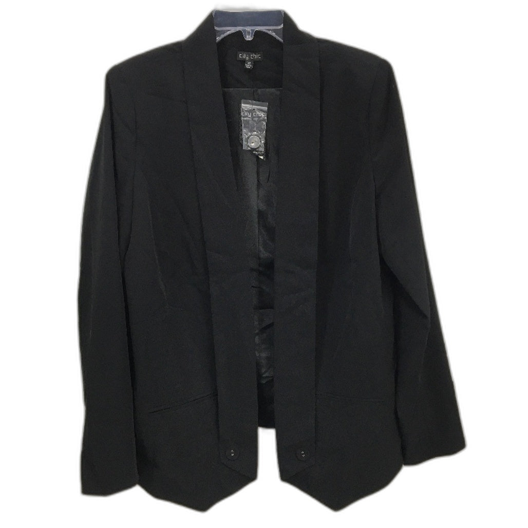 City Chic Lightweight Tuxedo Style Miss Career Blazer Jacket Ladies Size XS NEW