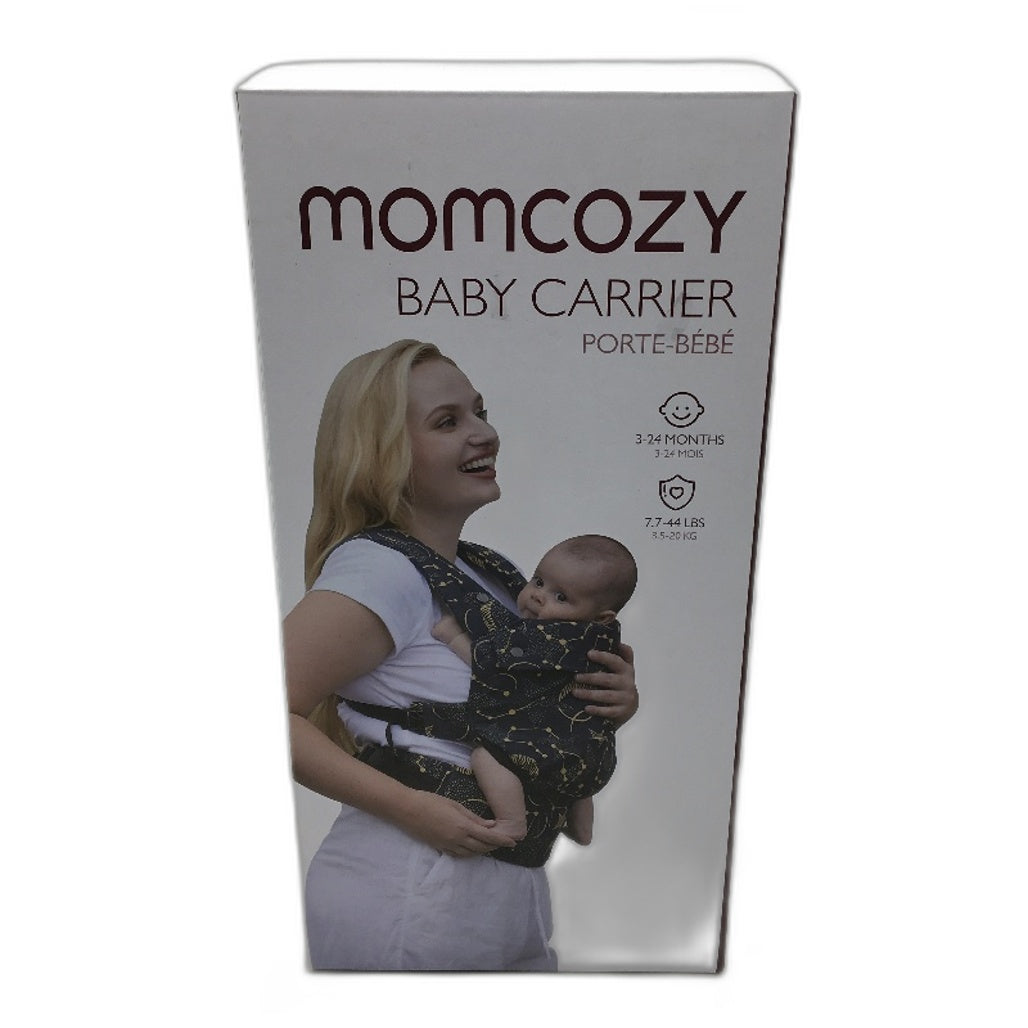 Momcozy Khaki Cotton 3 in 1 Lumbar Support Handsfree Baby Carrier 3-24Months NEW