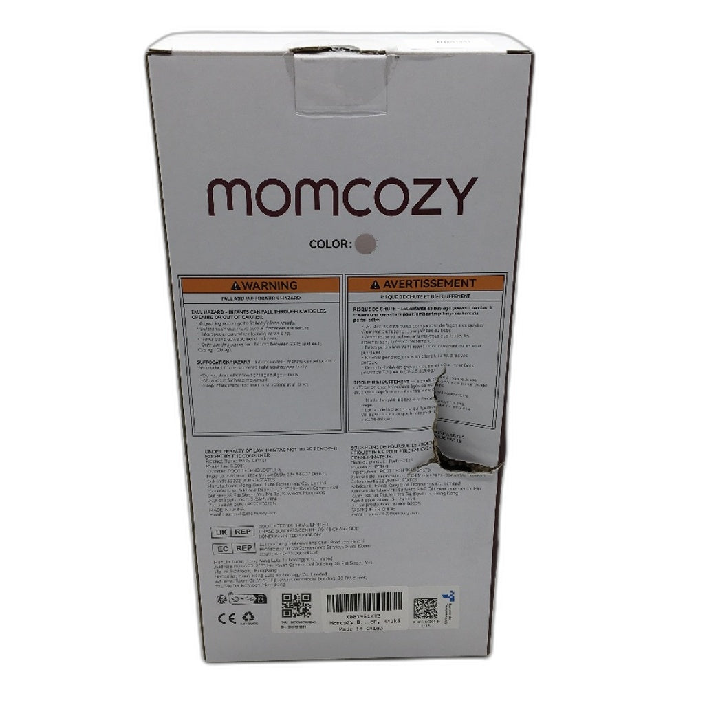 Momcozy Khaki Cotton 3 in 1 Lumbar Support Handsfree Baby Carrier 3-24Months NEW