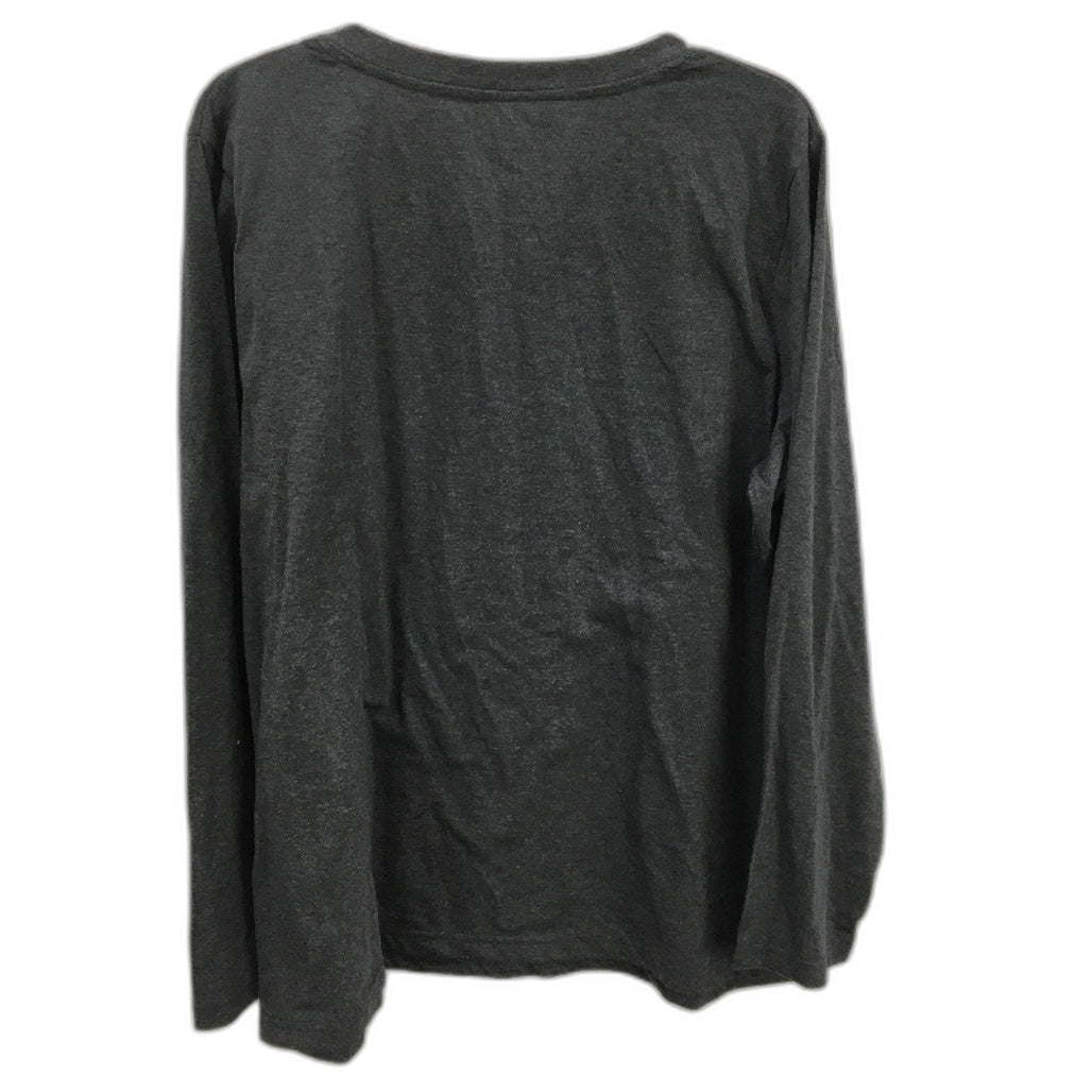 Wizarding World Slate Grey Soft LSleeve Harry Potter Sleep Top Ladies SZ XL NEW