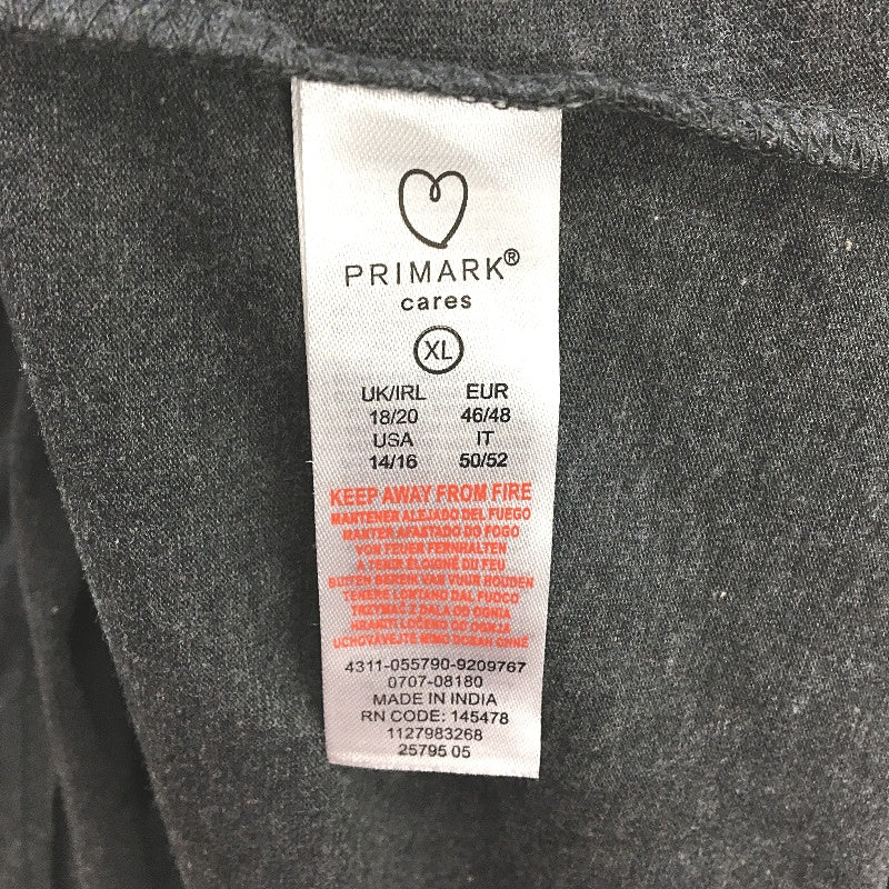 Wizarding World Slate Grey Soft LSleeve Harry Potter Sleep Top Ladies SZ XL NEW