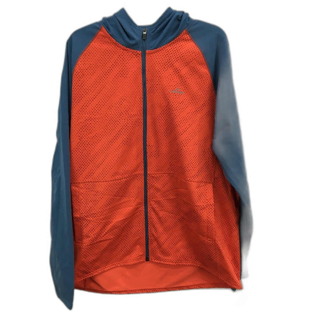 Kathmandu driMotion Breathable Orange Blue Zip Up Hooded Jacket Mens Size XL NEW