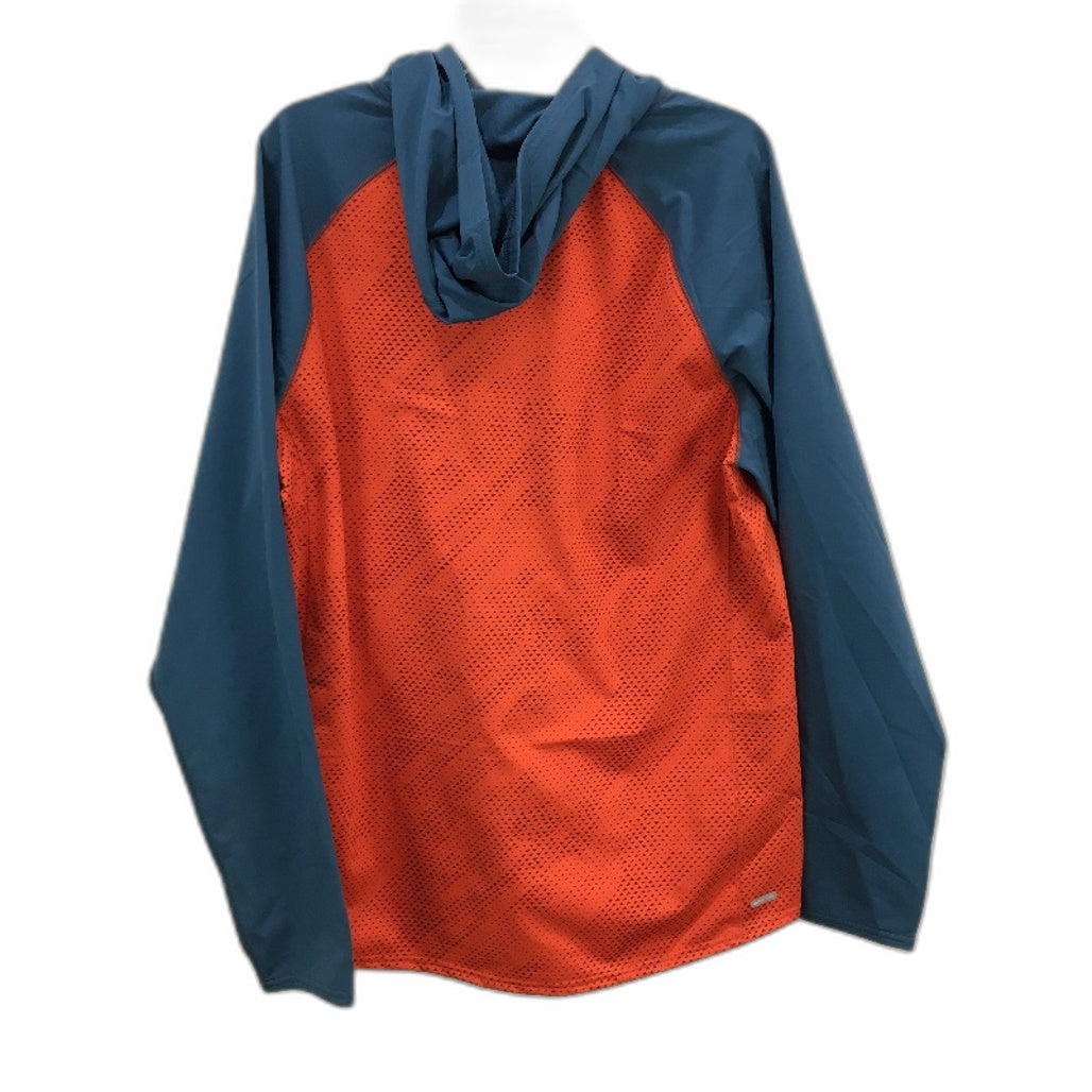 Kathmandu driMotion Breathable Orange Blue Zip Up Hooded Jacket Mens Size XL NEW