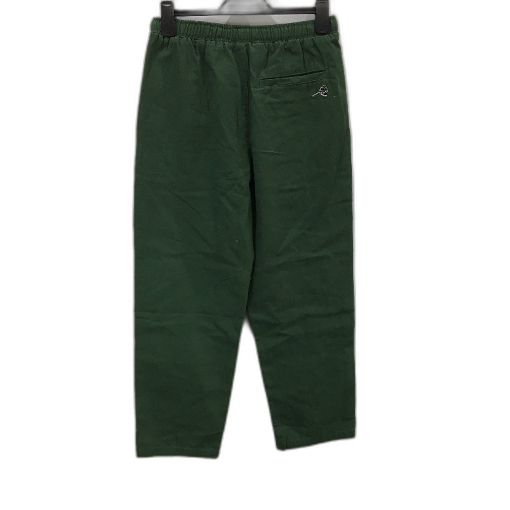 Dickies Army Green Fade Wash Elastic Waist 100% Cotton Pants Mens Size 30 NEW