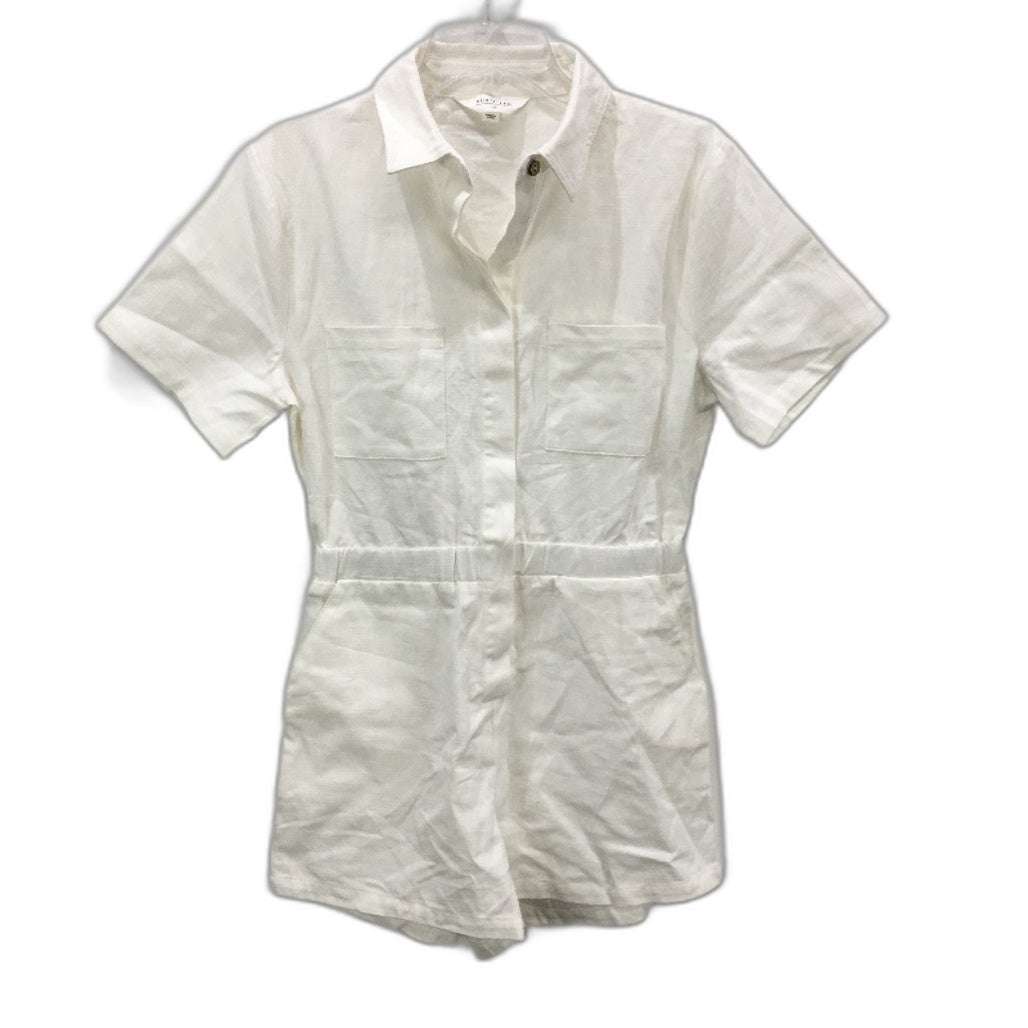Subtitled 100% Cotton Button Up Short Sleeve Romper Playsuit Ladies Size S NEW