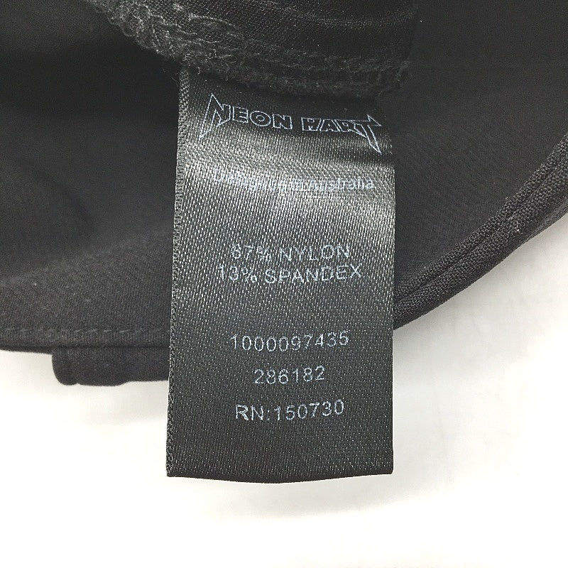 Neon Hart Black Double Button Waist Mid Rise Straight Pants Ladies Size XS NEW