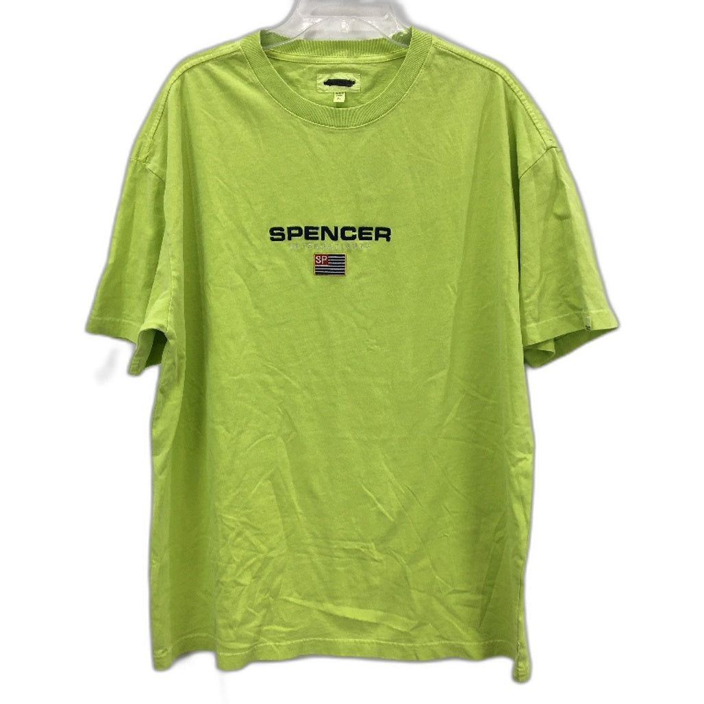 Spencer Project Lime Green 100% Cotton Classic Style T-Shirt Mens Size XL NEW