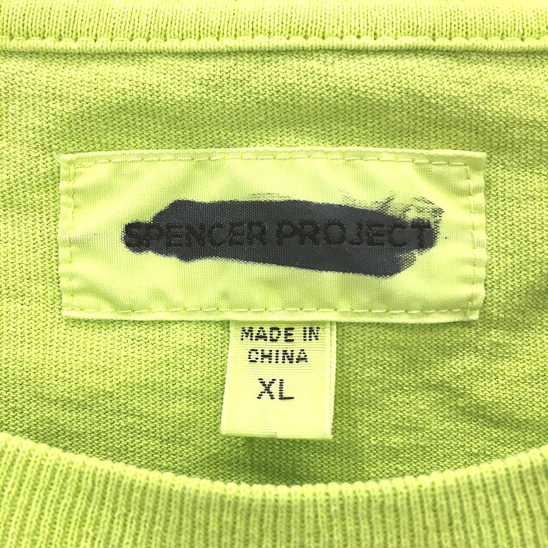 Spencer Project Lime Green 100% Cotton Classic Style T-Shirt Mens Size XL NEW
