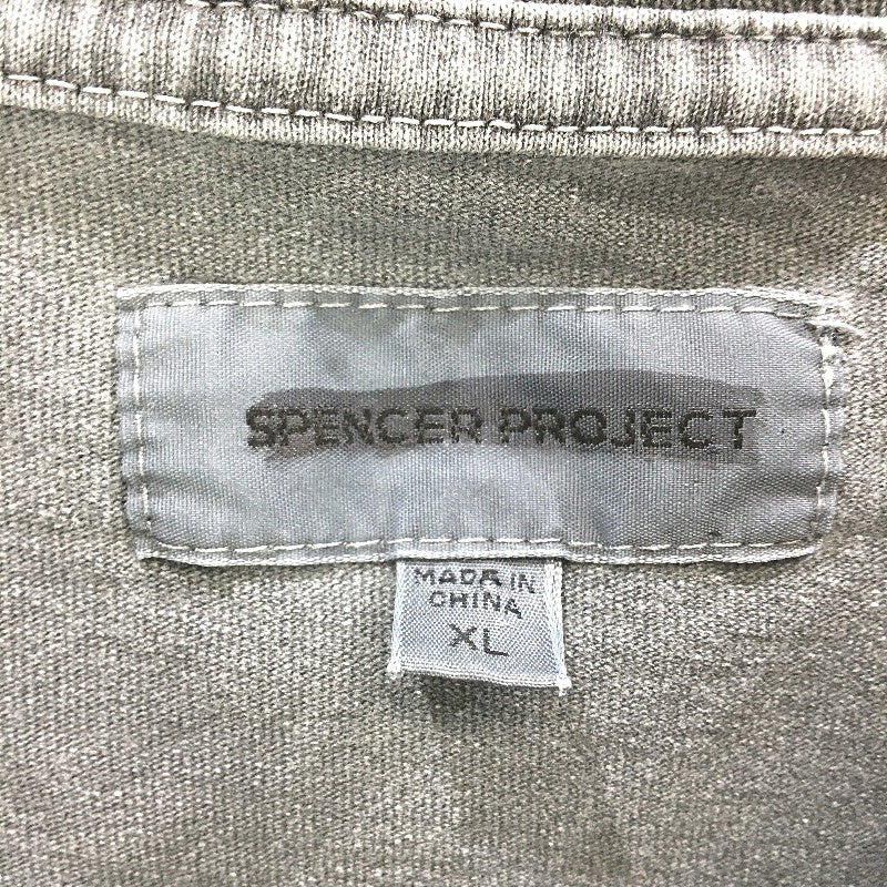 Spencer Project Grey Fade 100% Cotton Classic Style T-Shirt Mens Size XL NEW