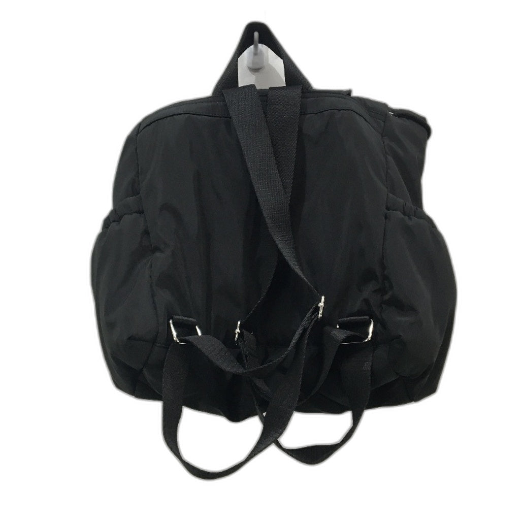 Target Large Black Puffer Style Drawstring Nappy Everday Backpack NEW