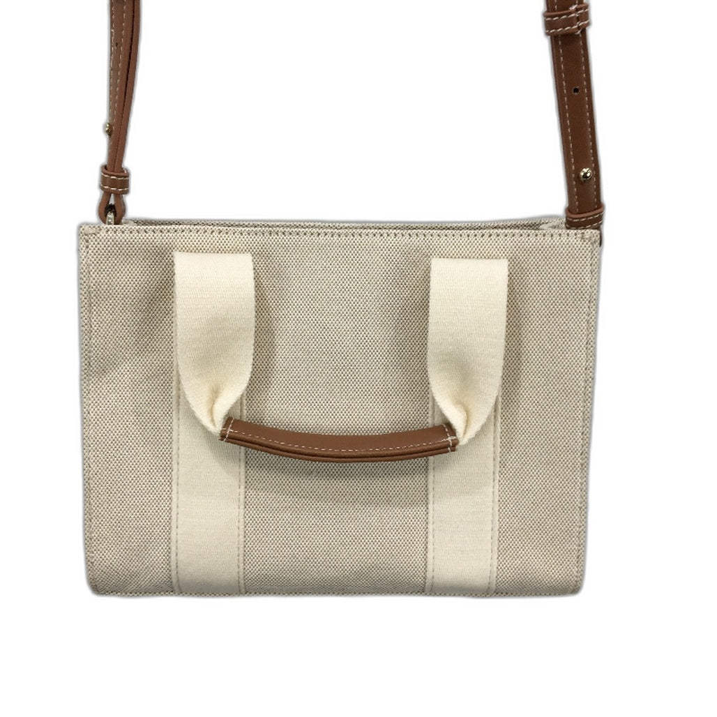 Target Sample Neutral & Brown Faux Leather Mini Tote With Shoulder Strap NEW