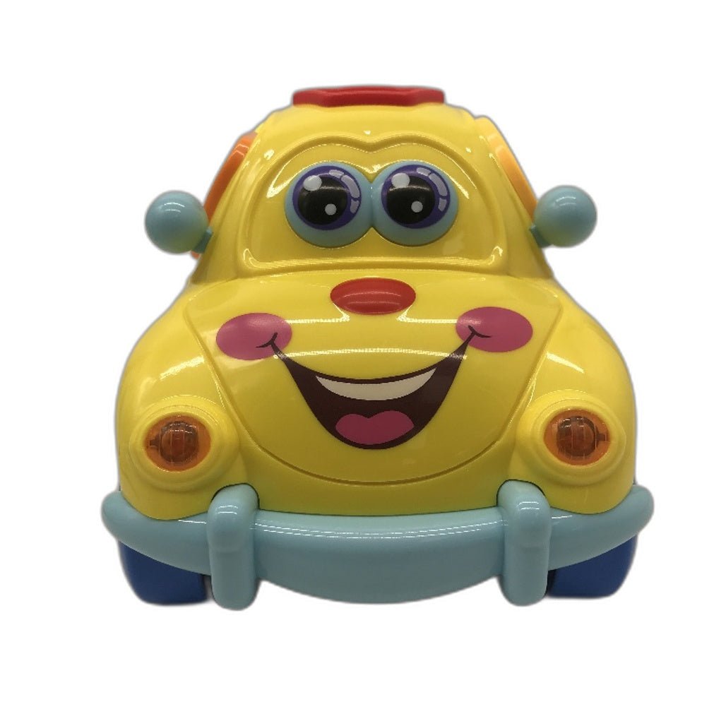Hola Super Fun Fruit Electric Car Toy with Shape Sorting Puzzle Pieces NEW
