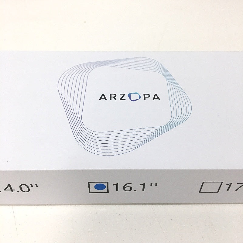 ARZOPA 16.1 Inch PU Leather Portable Monitor Travel Sleeve Bag in Grey NEW