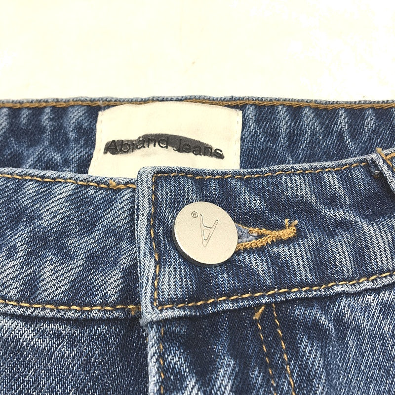 Abrand A Carrie Daria Blue High Rise Denim Jeans Ladies Size 28 / AU 10 NEW