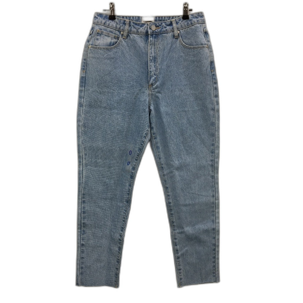 Abrand A 94 High Slim Light Blue Raw Cut Denim Jeans Ladies Size 30 / AU 12 NEW