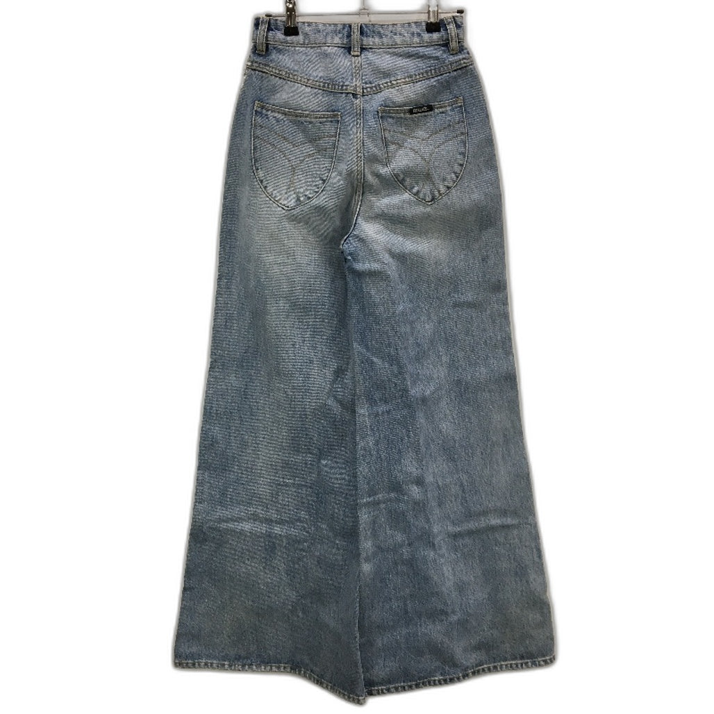 Rollas Elle Super Relaxed Flare High Rise Blue Jeans Ladies Size 24 / AU 6 NEW