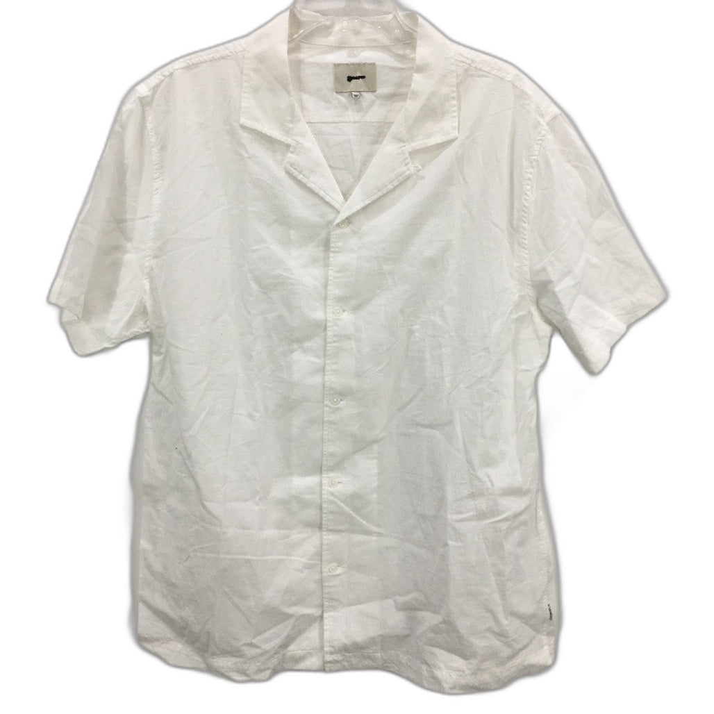 Arvust Heggie Short Sleeve Off White Relaxed Resort Shirt Mens Size Large NEW