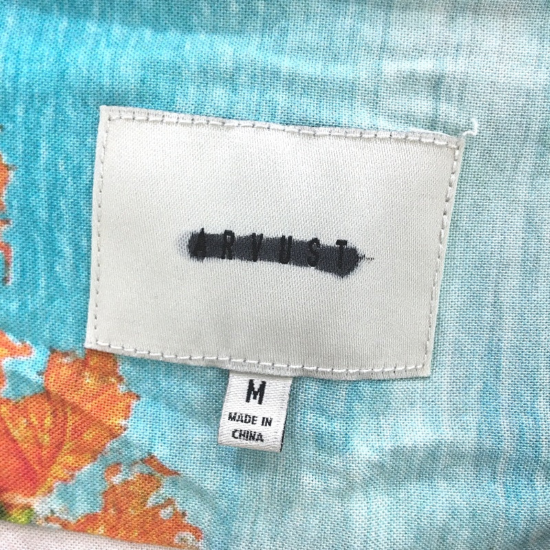 Arvust Positano Oil Painting Print Short Sleeve Resort Shirt Mens Sz Medium NEW