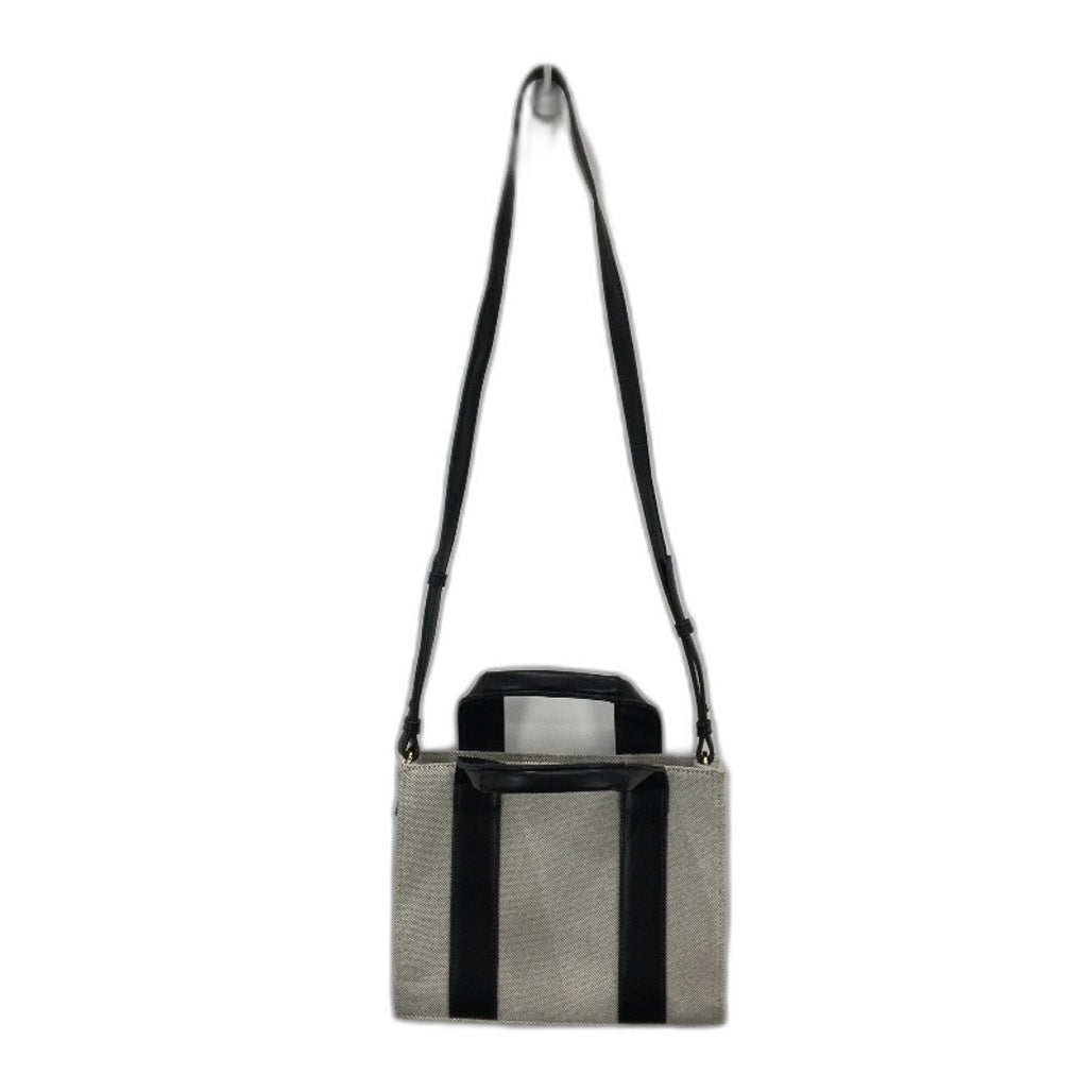 Target Sample White With Black Faux Leather Mini Tote With Shoulder Strap NEW