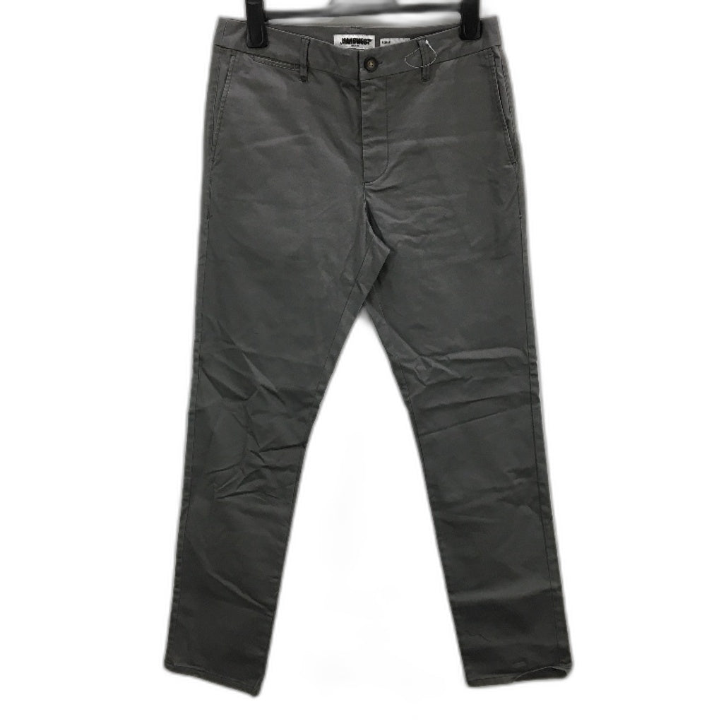 Jeanswest Mid Grey Regular Fit Chino Style Minimalist Pants Mens Size 32 NEW